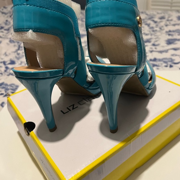 New Liz claiborne shoes turquoise size 6M - Picture 2 of 4